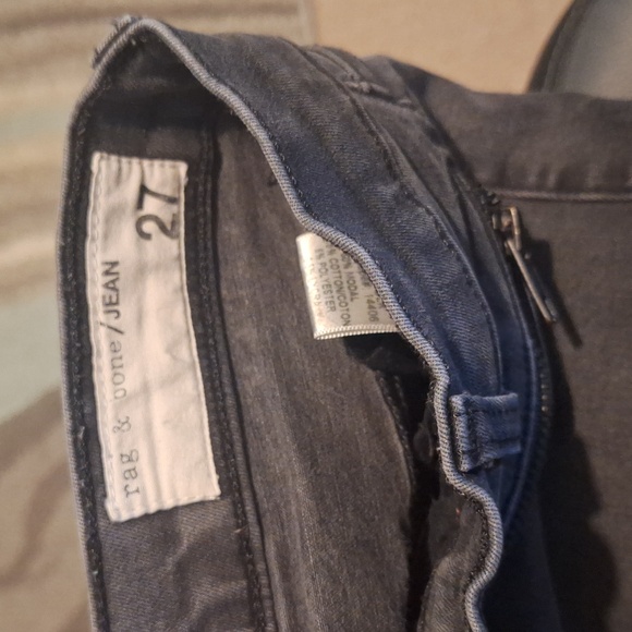 Rag & Bone black zipper jeans size 27 - Picture 6 of 7